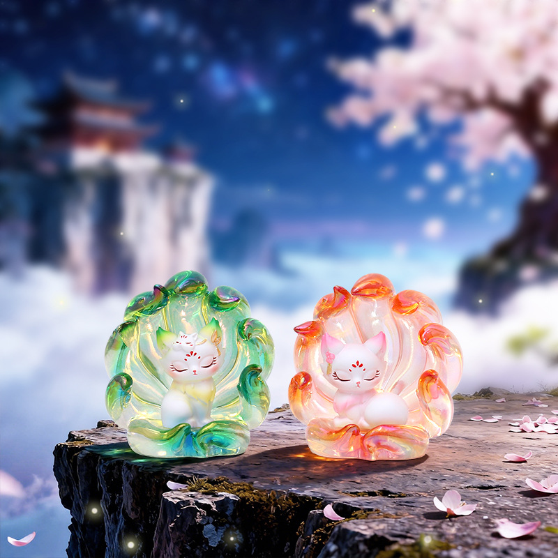 Nine Tails Fox Desktop Ornamen - Home Security Box ulasan dan harga
