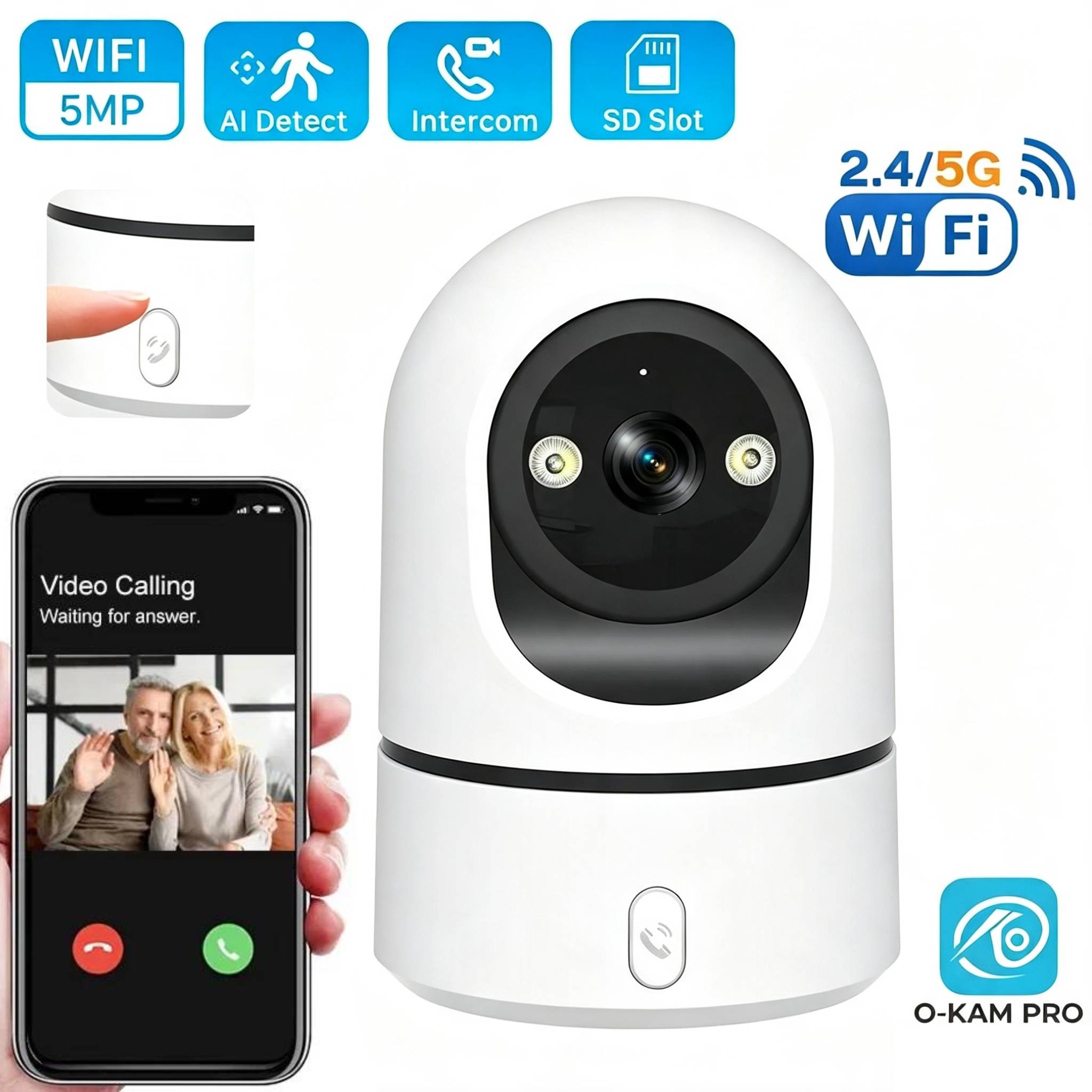 2.4G/5G WiFi Indoor Baby Monit - Eufy Camera E220 ulasan dan harga