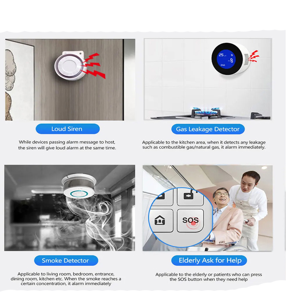 PGST 4G Tuya Smart Home Alarm  - Sim Gsm Alarm ulasan dan harga